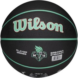 Wilson WNBA Player Icon Mini Basketballs(Black/Turquoise)