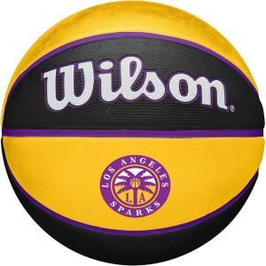 Wilson WNBA Team Tribute Basketballs – Women’s Official, Size 6-28.5″(Los Angeles Sparks)