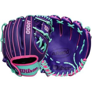 Wilson Winter 2025 A2000® Baseball Gloves(Purple/Seafoam/Flamingo)