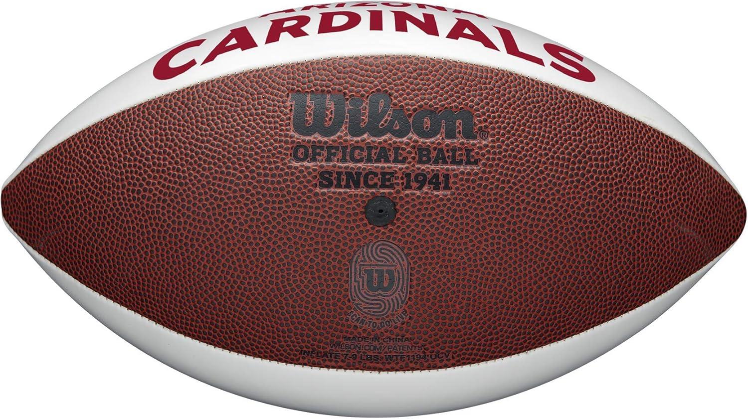 imageWilson NFL Live Team Autograph FootballArizona Cardinals