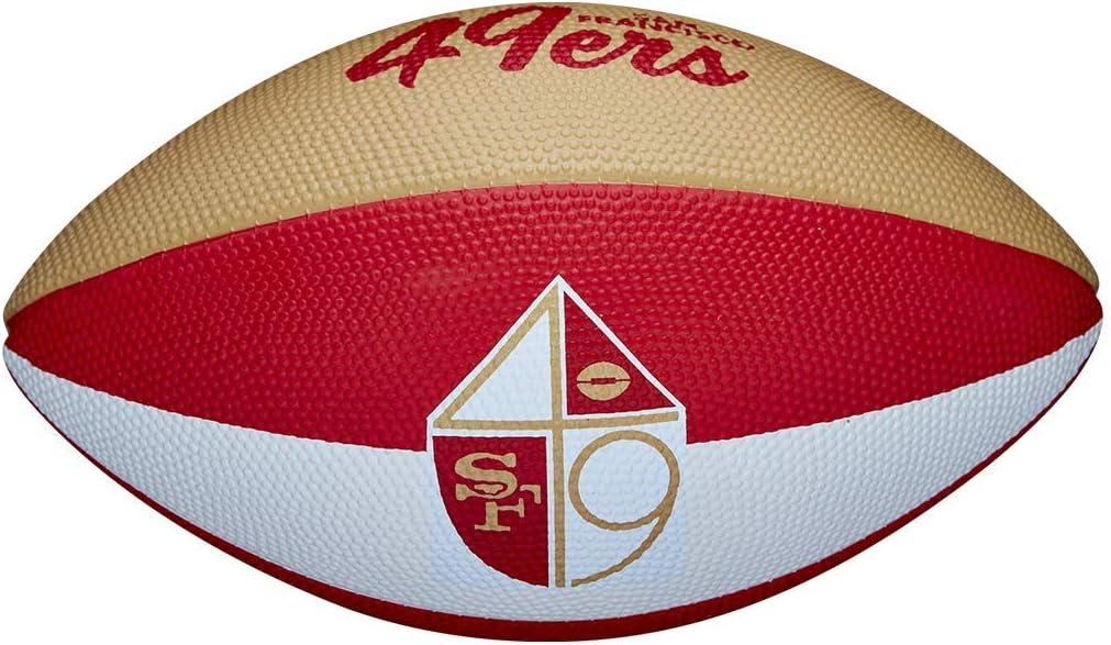 imageWilson NFL Team Retro Football MiniSan Francisco 49ers