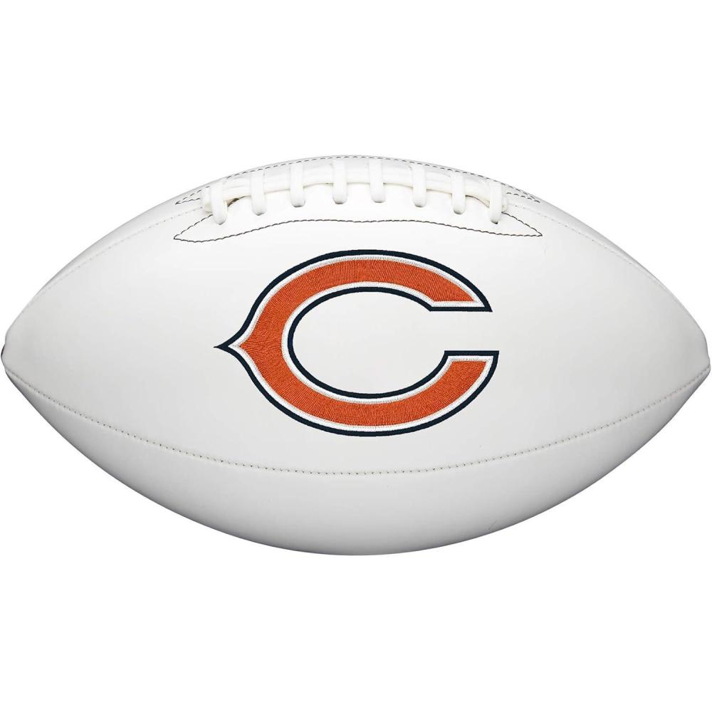 imageWilson NFL Live Team Autograph FootballChicago Bears