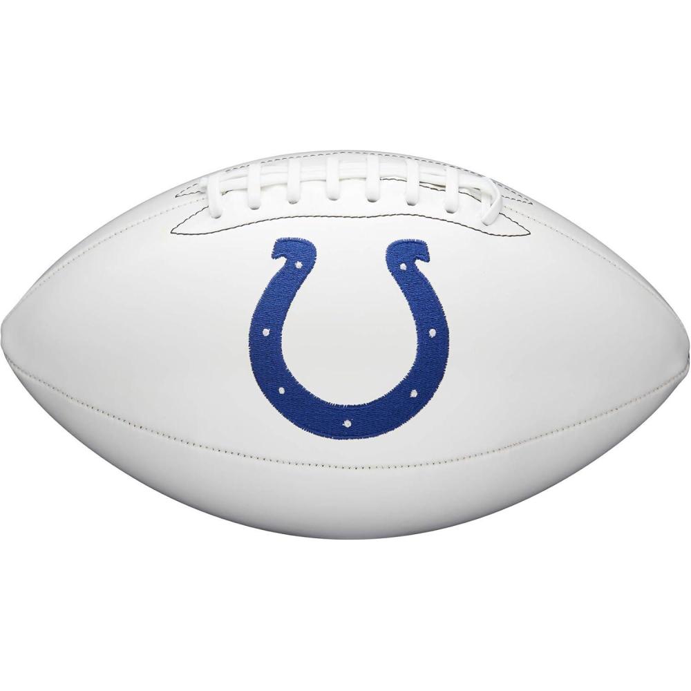 imageWilson NFL Live Team Autograph FootballIndianapolis Colts