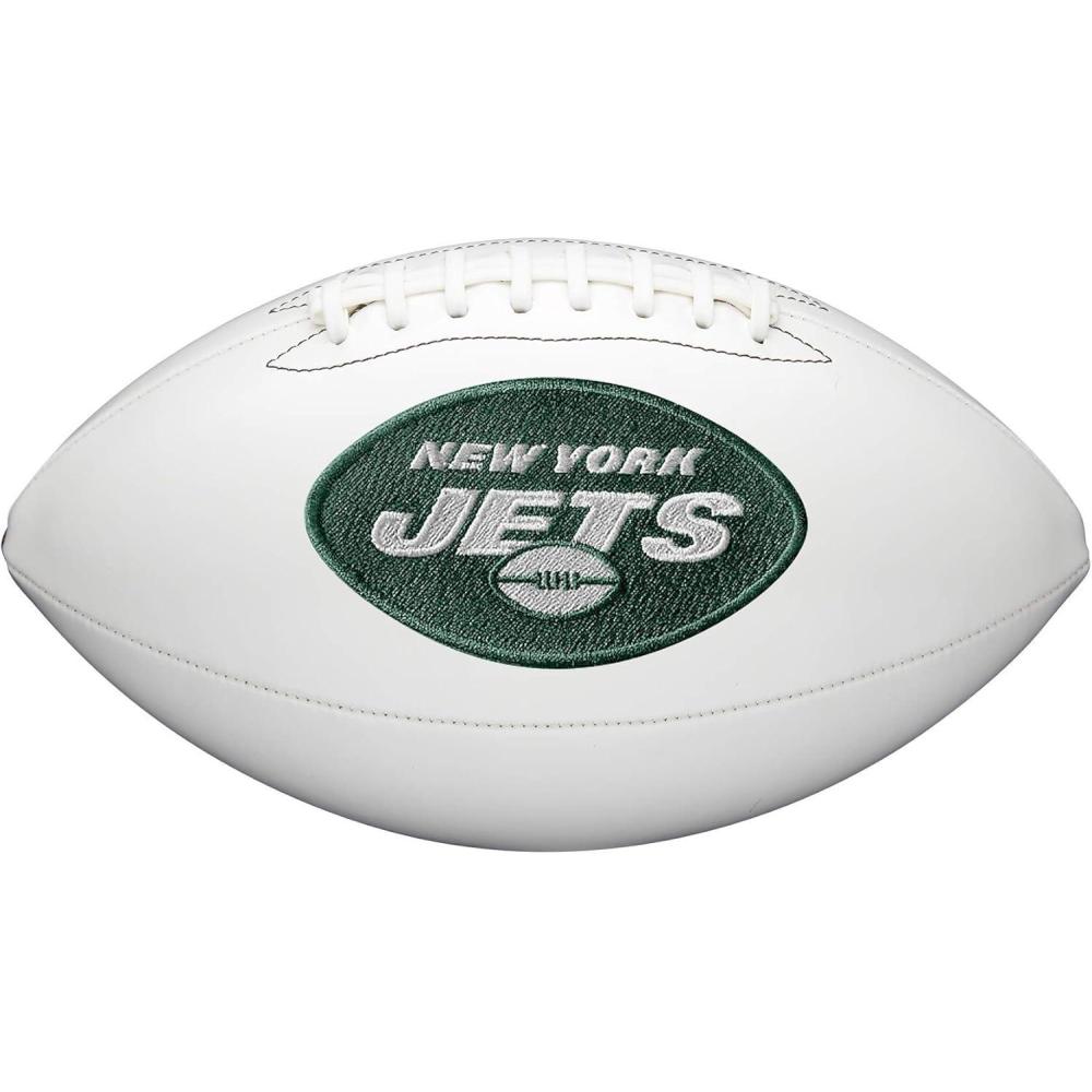 imageWilson NFL Live Team Autograph FootballNew York Jets