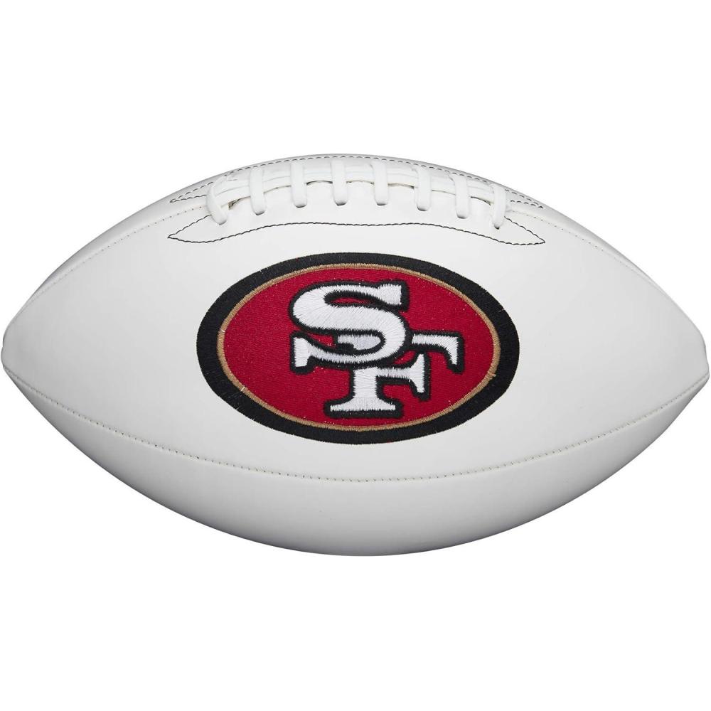 imageWilson NFL Live Team Autograph FootballSan Francisco 49ers