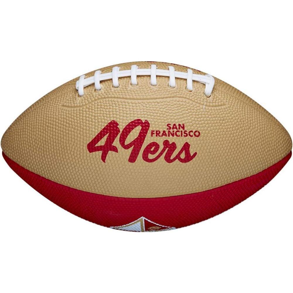 imageWilson NFL Team Retro Football MiniSan Francisco 49ers