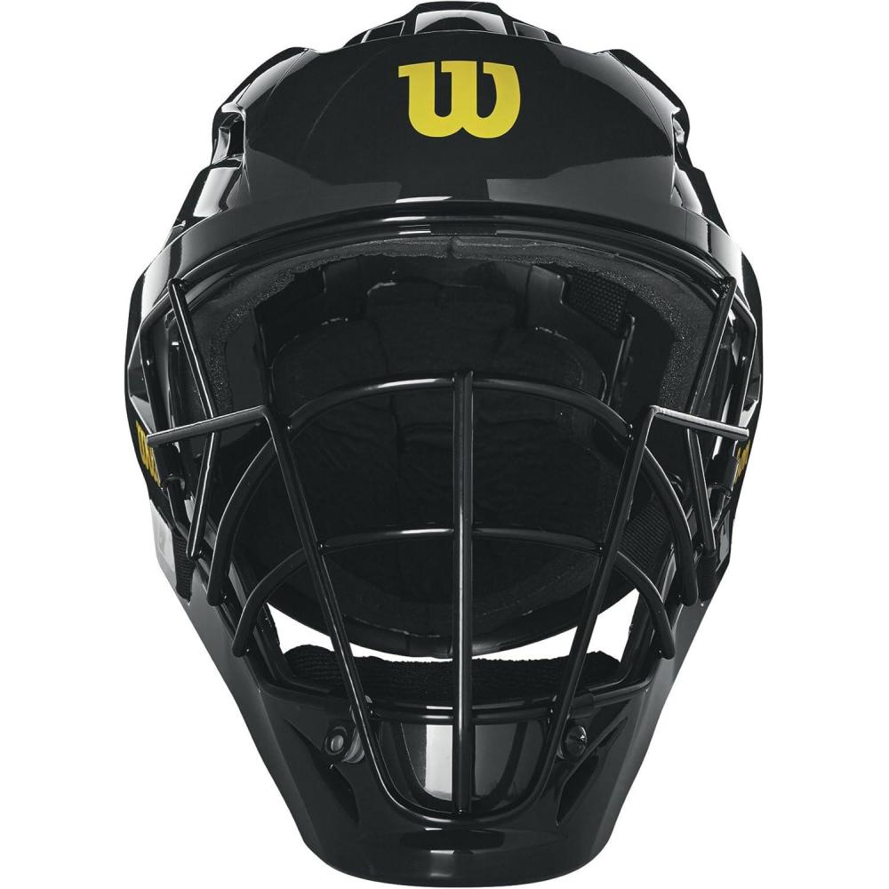 imageWilson Pro Stock Umpire Helmet Black 77 12