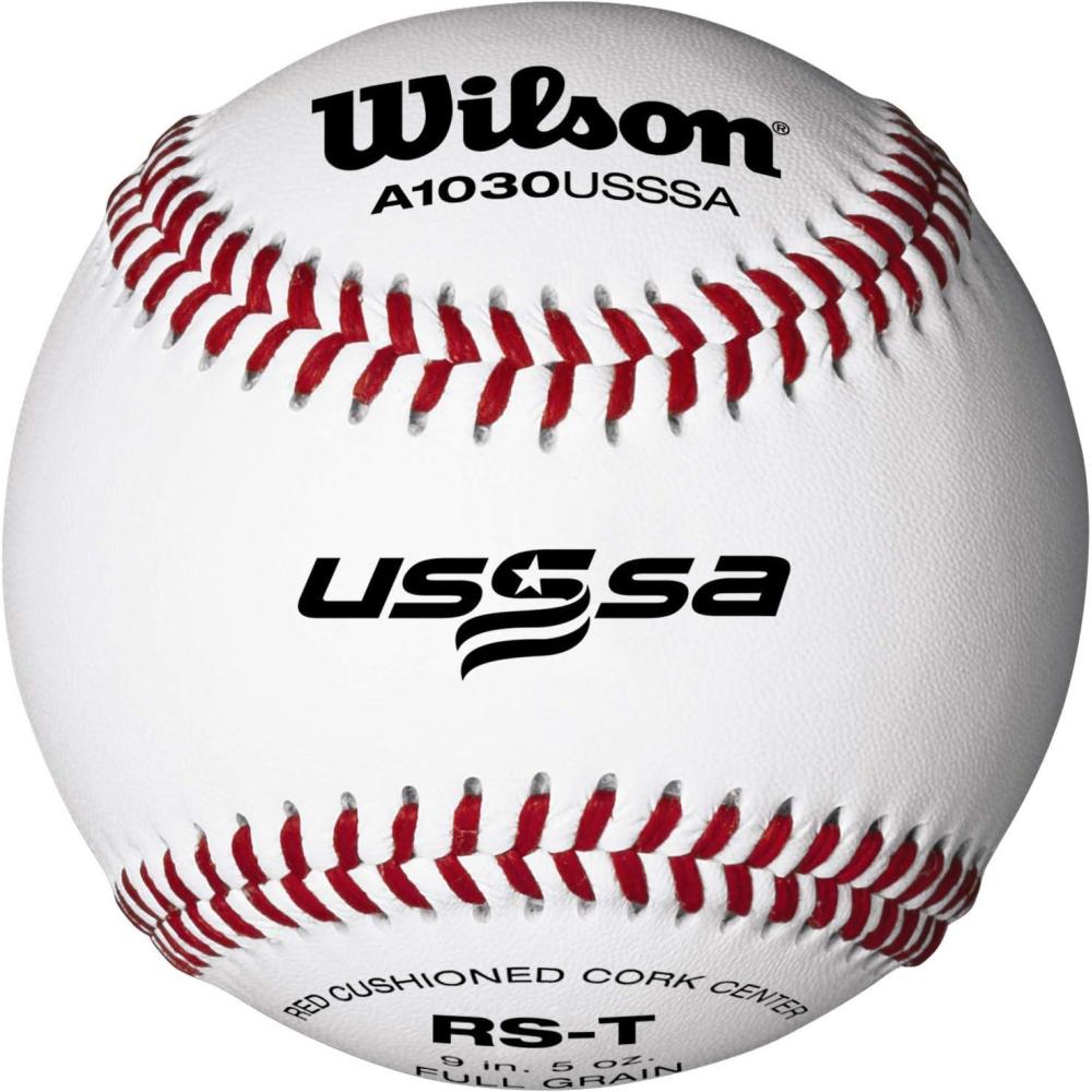 imageWilson Youth League and Tournament Baseballs One DozenUSSSA