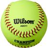 Wilson 9011 Optic Leather Softballs – No NFHS Logo, 1 Dozen