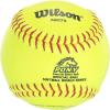 Wilson A9075 Pony League Softball (12-Pack)(Optic Yellow)