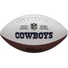 Wilson NFL Live Team Autograph Football(Dallas Cowboys)