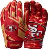 Wilson NFL Stretch Fit Football Gloves – Youth and Adult Sizes