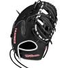 Wilson Trainer Baseball Gloves – Black/Red(Black/Red)