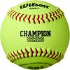 Wilson 9011 Optic Leather Softballs – No NFHS Logo, 1 Dozen
