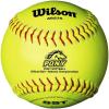 Wilson A9075 Pony League Softball (12-Pack)(Optic Yellow)
