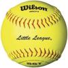 Wilson Little League Leather Polycore Softballs 1 Dozen