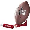 Wilson NFL Recreational Footballs(Brown – Deflated w/ Pump and Tee)