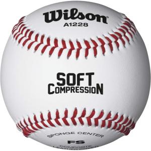 Wilson A1228 Soft Compression Baseballs 1 Dozen(A1228)