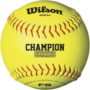 Wilson A9244 11″ NFHS Leather Polycore SST Softball 1 Dozen