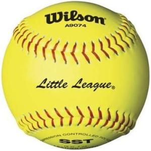 Wilson Little League Leather Polycore Softballs 1 Dozen