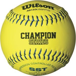 Wilson USSSA Series Synthetic Leather Softball (1 Dozen)