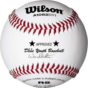 Wilson Youth League and Tournament Baseballs (One Dozen)(Dixie Youth)