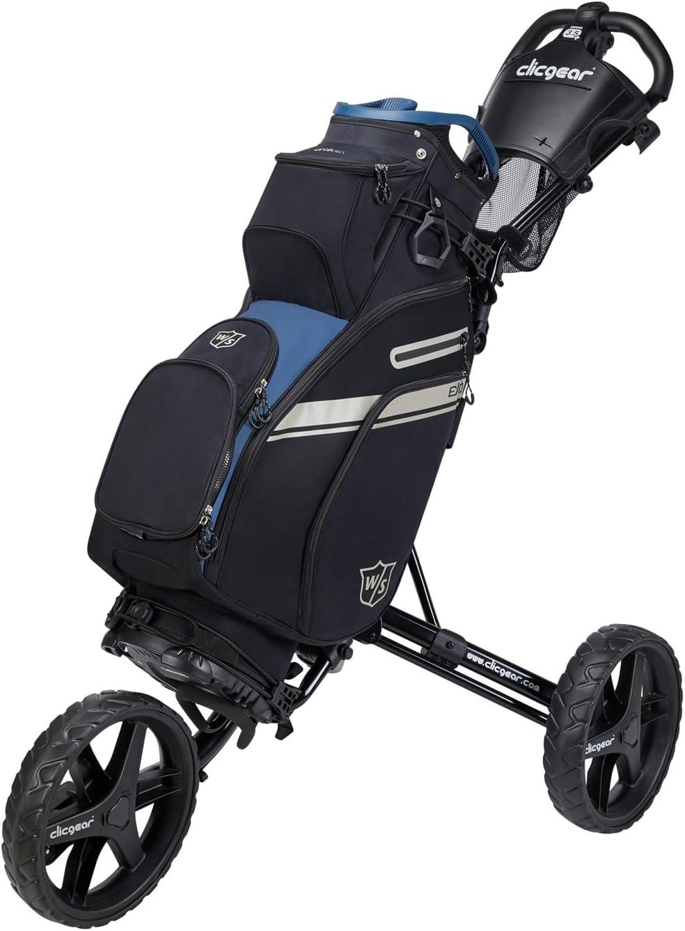 imageWilson Staff EXO II Mens Golf BagBlackBlue