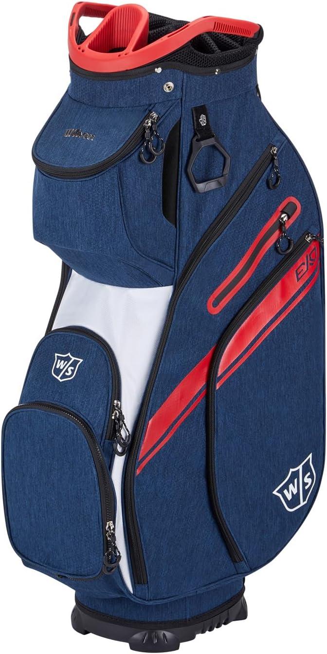 imageWilson Staff EXO II Mens Golf BagNavyWhiteRed