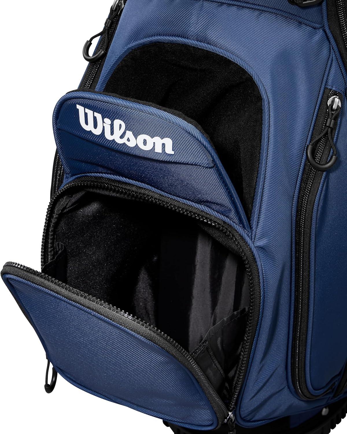 imageWilson Staff Talus Stand Golf BagsNavyWhite