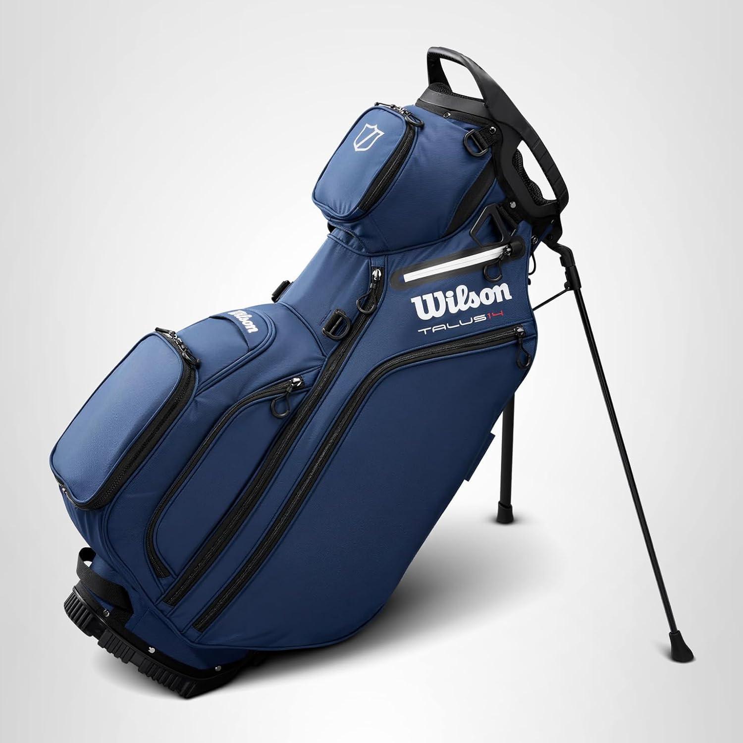 imageWilson Staff Talus Stand Golf BagsNavyWhite