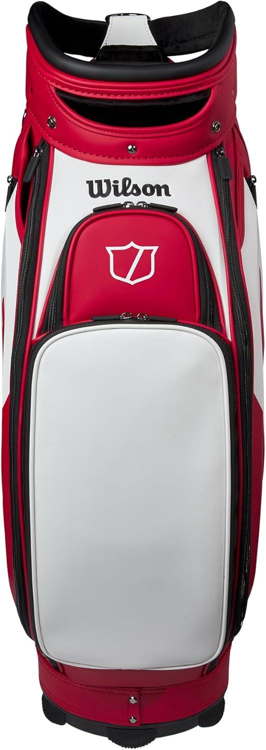 imageWilson Staff Tour Golf Cart Bag RedWhite