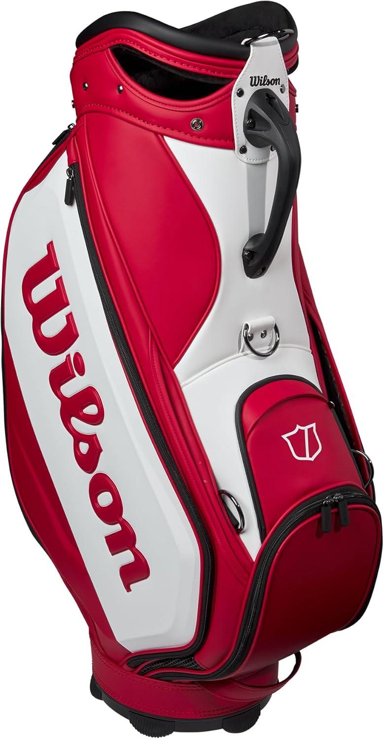 imageWilson Staff Tour Golf Cart Bag RedWhite