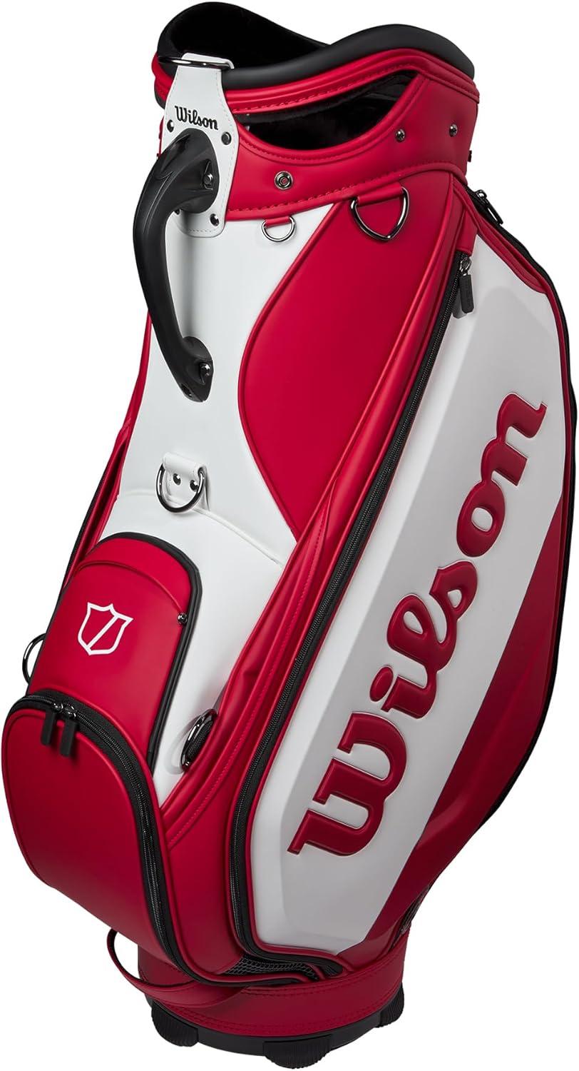 imageWilson Staff Tour Golf Cart Bag RedWhite