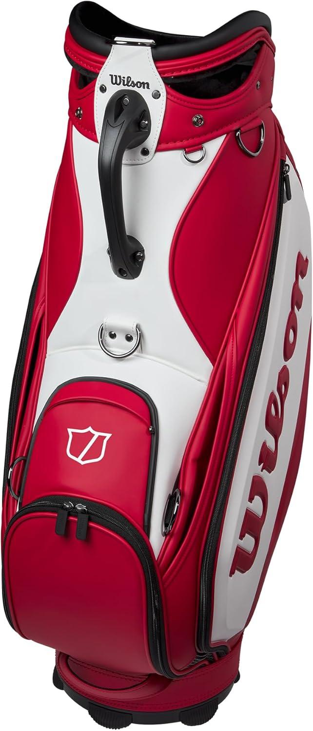 imageWilson Staff Tour Golf Cart Bag RedWhite
