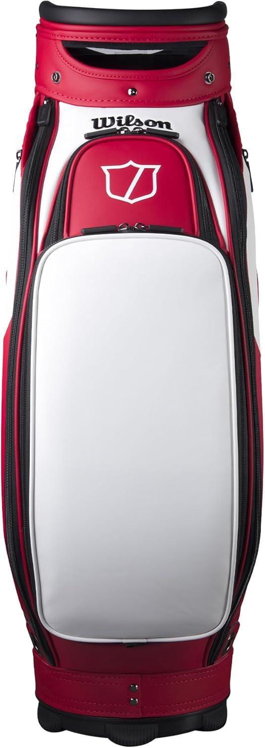 imageWilson Staff Tour Golf Cart Bag RedWhite