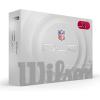 Wilson 2025 Duo Soft NFL Golf Ball – 12 Balls, White, Atlanta Falcons(Arizona Cardinals)