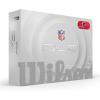 Wilson 2025 Duo Soft NFL Golf Ball – 12 Balls, White, Atlanta Falcons(Atlanta Falcons)