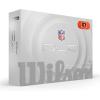 Wilson 2025 Duo Soft NFL Golf Ball – 12 Balls, White, Atlanta Falcons(Cincinnati Bengals)