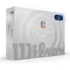 Wilson 2025 Duo Soft NFL Golf Ball – 12 Balls, White, Atlanta Falcons(Dallas Cowboys)