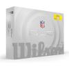 Wilson 2025 Duo Soft NFL Golf Ball – 12 Balls, White, Atlanta Falcons(Los Angeles Rams)