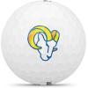 Wilson 2025 Duo Soft NFL Golf Ball – 12 Balls, White, Atlanta Falcons(Los Angeles Rams)