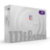 Wilson 2025 Duo Soft NFL Golf Ball – 12 Balls, White, Atlanta Falcons(Minnesota Vikings)