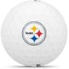Wilson 2025 Duo Soft NFL Golf Ball – 12 Balls, White, Atlanta Falcons(Pittsburgh Steelers)