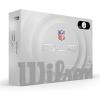 Wilson 2025 Duo Soft NFL Golf Ball – 12 Balls, White, Atlanta Falcons(Pittsburgh Steelers)