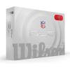 Wilson 2025 Duo Soft NFL Golf Ball – 12 Balls, White, Atlanta Falcons(Tampa Bay Buccaneers)
