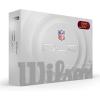 Wilson 2025 Duo Soft NFL Golf Ball – 12 Balls, White, Atlanta Falcons(Washington Commanders)