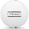 Wilson 2025 Triad Golf Balls – White, 12 Balls(White)