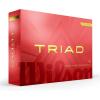Wilson 2025 Triad Golf Balls – White, 12 Balls(Yellow)