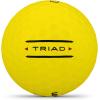 Wilson 2025 Triad Golf Balls – White, 12 Balls(Yellow)