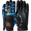 Wilso Staff Junior Fit All Camo Golf Glove(Orange/Blue)